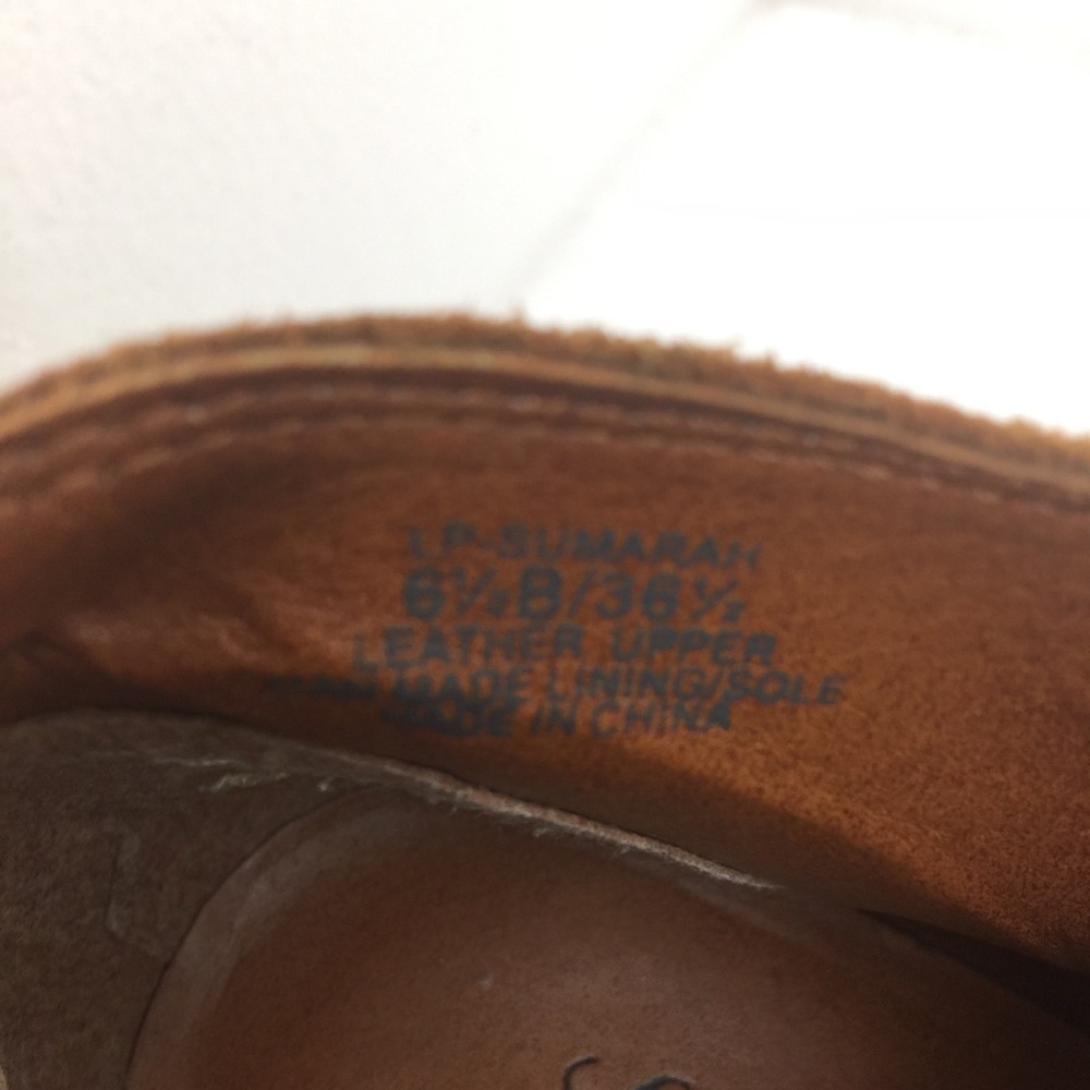 Lucky Brand Wedge Ankle Suede Boot. Brown. Sz 8.5. - Picture 6 of 7